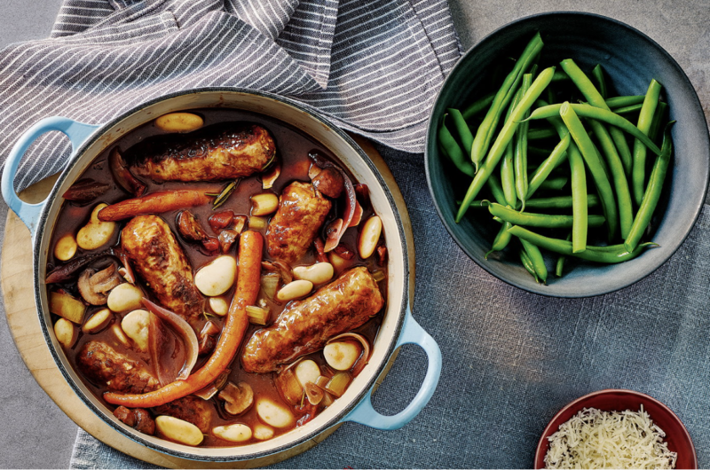 SLOW COOKER SAUSAGE CASSEROLE